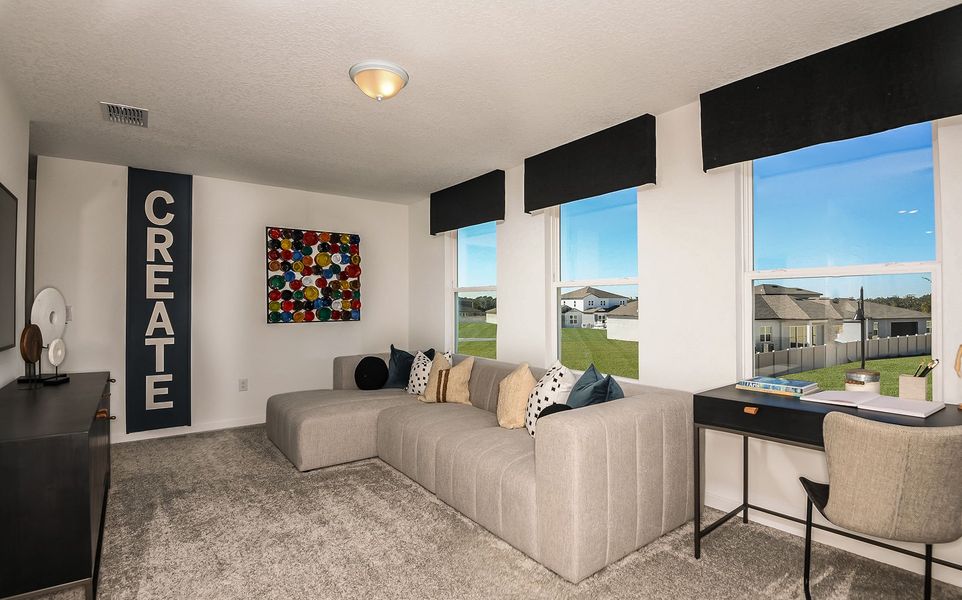 Furnished interior view inside a new home in Spencer Glen, Riverview (Image 10).