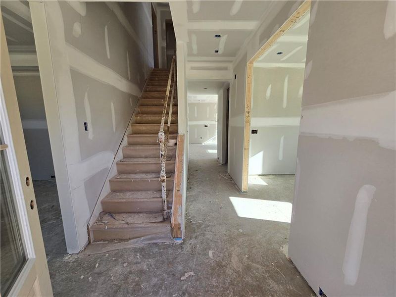 In-progress construction of a new home in Marble Tree, Ball Ground, GA (Image 3).