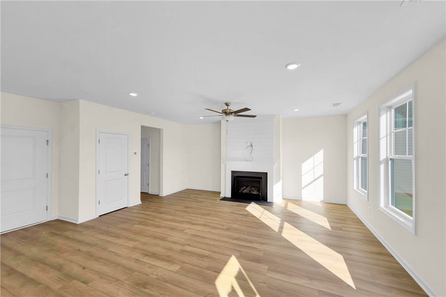 Spacious, unfurnished interior of a new home in Brownstone Park, Easley (Image 13).