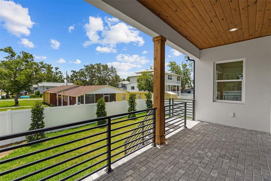 Exterior details and patio area of a home in , Tampa (Image 4). Exterior details and patio area of a home in , Tampa (Image 4).
