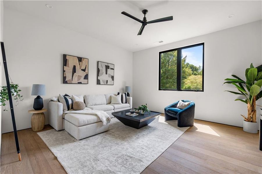 Furnished interior view inside a new home in , Decatur (Image 18).