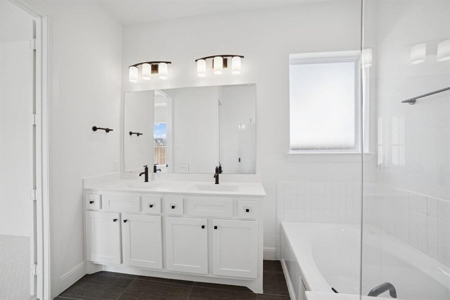 Furnished interior view inside a new home in Walsh Cottage, Annetta North (Image 10).