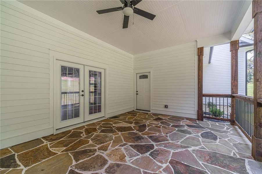 Exterior details and patio area of a home in , Dacula (Image 4).