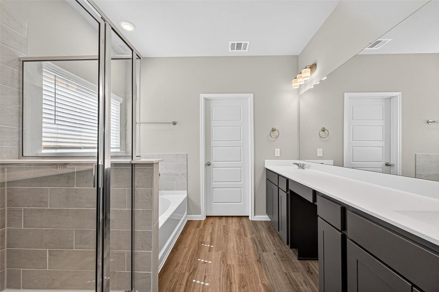 Furnished interior view inside a new home in Mill Creek Trails, Magnolia (Image 6). Furnished interior view inside a new home in Mill Creek Trails, Magnolia (Image 6).