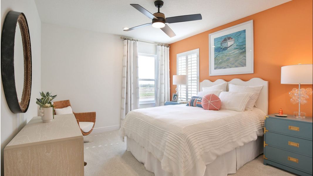 Furnished interior view inside a new home in Palm Grove, Lakewood Ranch (Image 17).