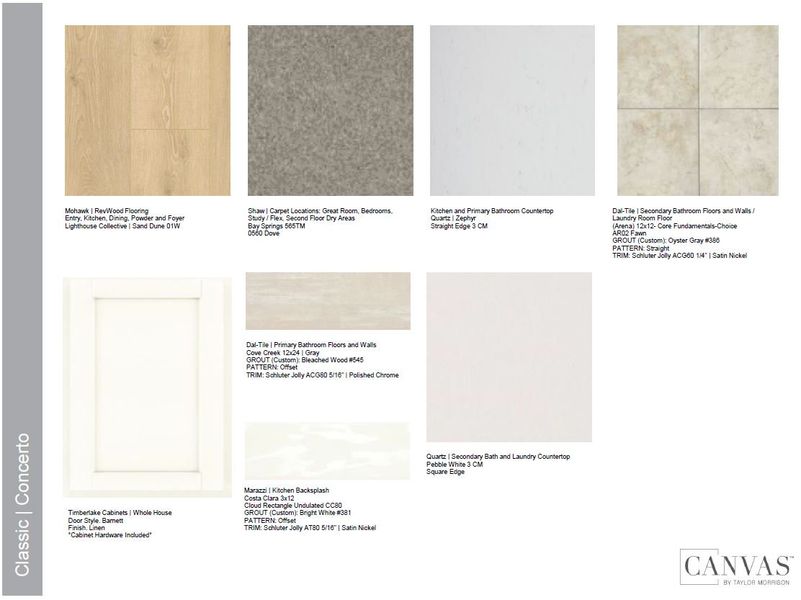 Sample of building materials used in homes in Trailstone, Arvada (Image 31). Sample of building materials used in homes in Trailstone, Arvada (Image 31).