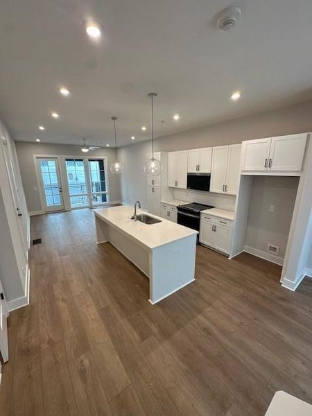 Furnished interior view inside a new home in , Atlanta (Image 4).