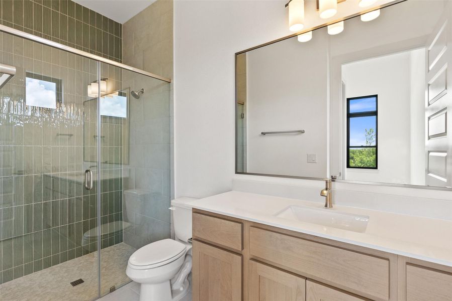 Furnished interior view inside a new home in Sweetwater, Austin (Image 13).