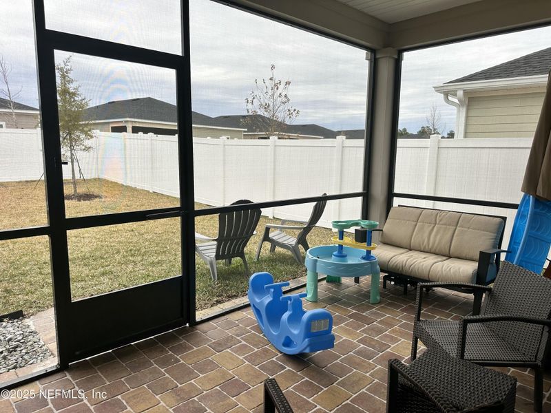 Exterior details and patio area of a home in Seaton Creek: Seaton Creek 50s, Jacksonville (Image 3). Exterior details and patio area of a home in Seaton Creek: Seaton Creek 50s, Jacksonville (Image 3).