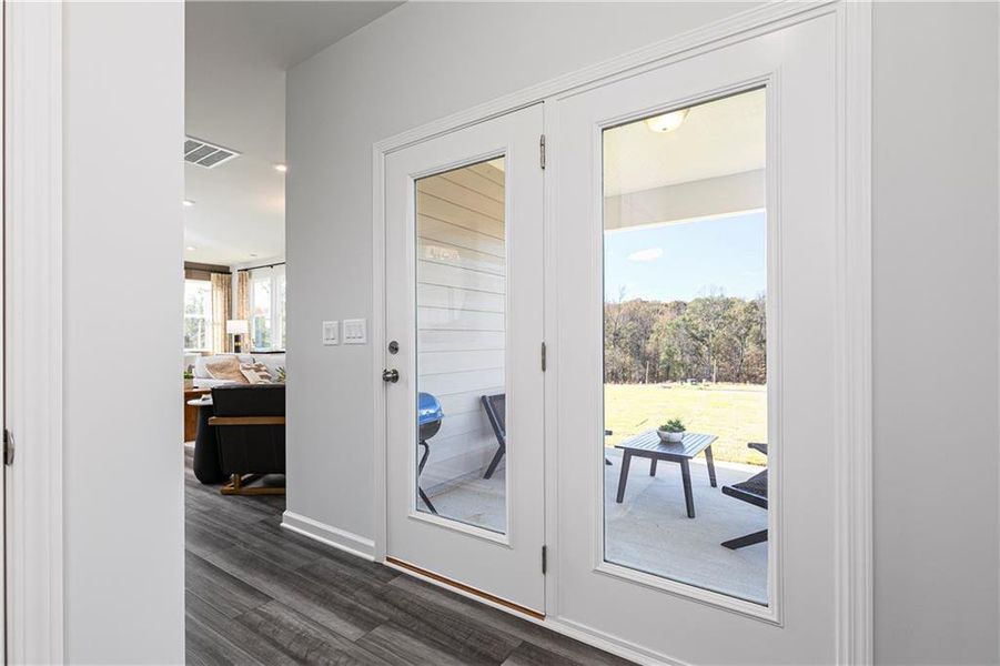 Furnished interior view inside a new home in Rhodes Glen, Lawrenceville (Image 28).