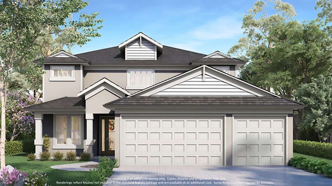 Representative exterior photo of a completed home built from the Asheville by Paytas Homes in The Reserve at Victoria, Deland, FL (Image 22).