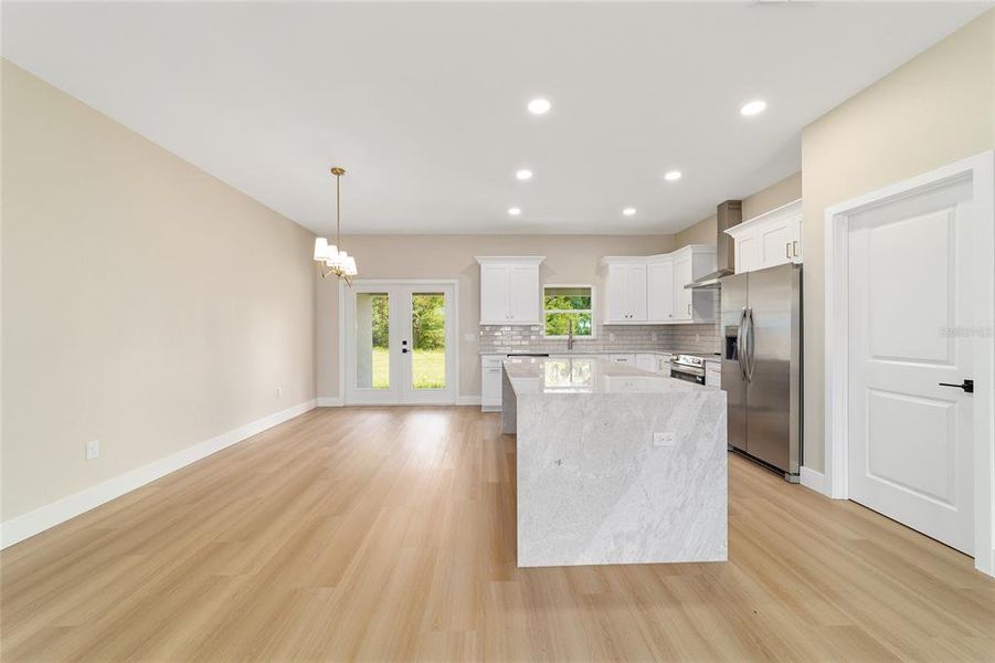 Furnished interior view inside a new home in , Dunnellon (Image 6).