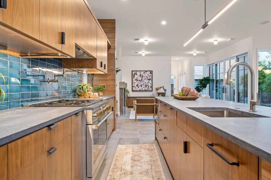 Furnished interior view inside a new home in , Austin (Image 3). Furnished interior view inside a new home in , Austin (Image 3).