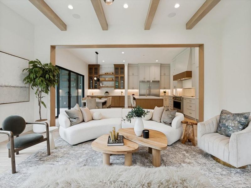 Furnished interior view inside a new home in , Dallas (Image 6).