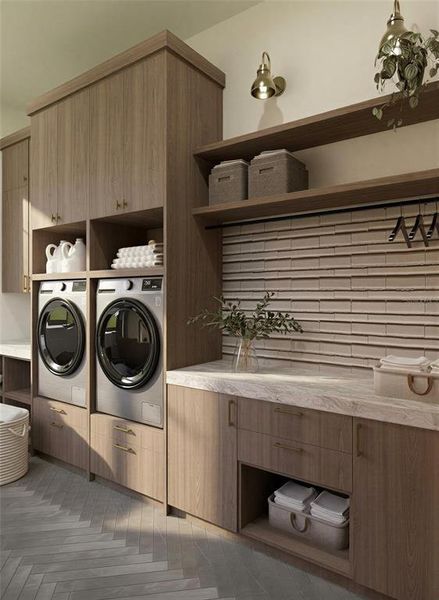 Furnished interior view inside a new home in Lake Sheen Sound, Orlando (Image 37).