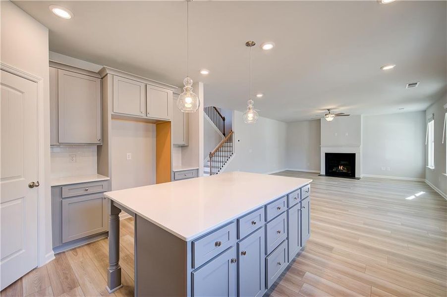 Furnished interior view inside a new home in Burchwood, Stockbridge (Image 10).