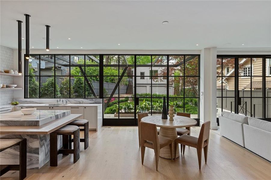 Furnished interior view inside a new home in , Atlanta (Image 12).