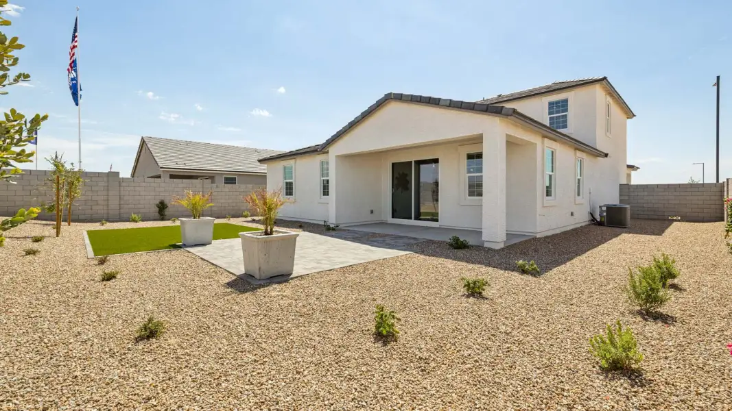 Representative exterior details of a home built from the Ozark by D.R. Horton in El Cidro, Goodyear (Image 23).