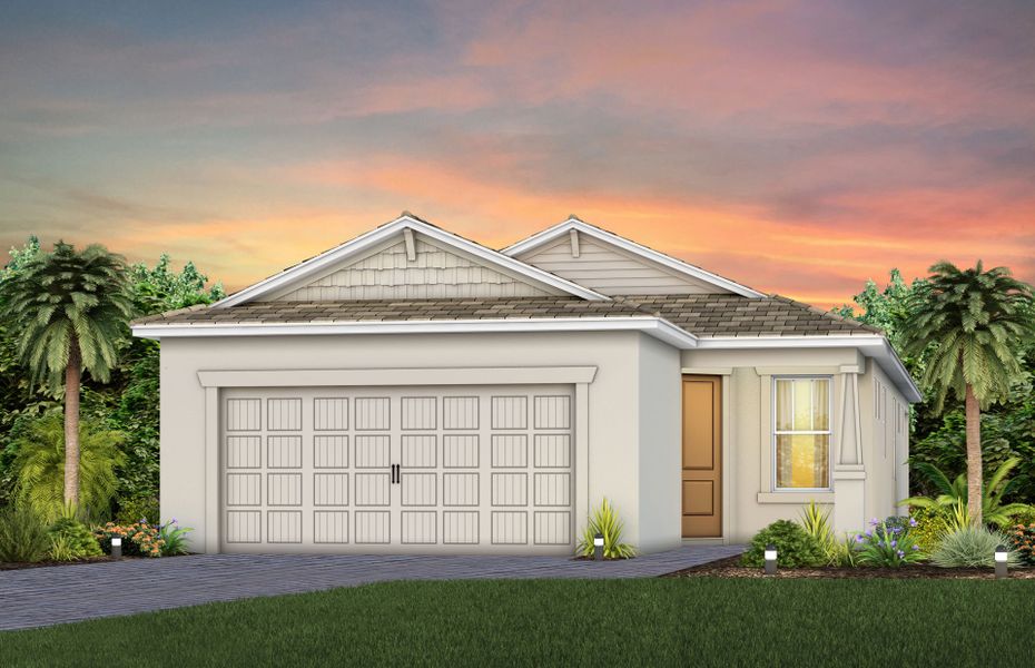 Representative exterior photo of a completed home built from the Contour by Pulte Homes in SeaFlower, Bradenton, FL (Image 14). Representative exterior photo of a completed home built from the Contour by Pulte Homes in SeaFlower, Bradenton, FL (Image 14).