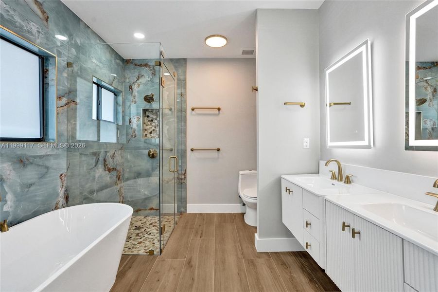 Furnished interior view inside a new home in , West Park (Image 38).