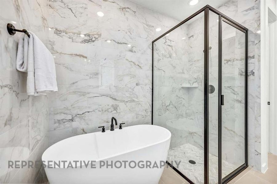 Furnished interior view inside a new home in The Parks at Wilson Creek: 50ft. lots, Celina (Image 2).