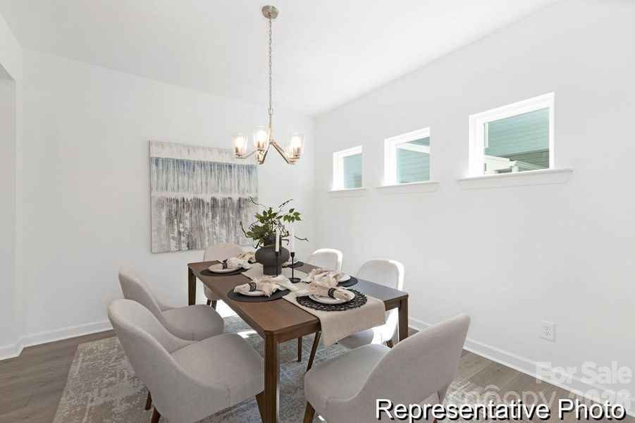 Furnished interior view inside a new home in Huntington Hills, Lincolnton (Image 9).