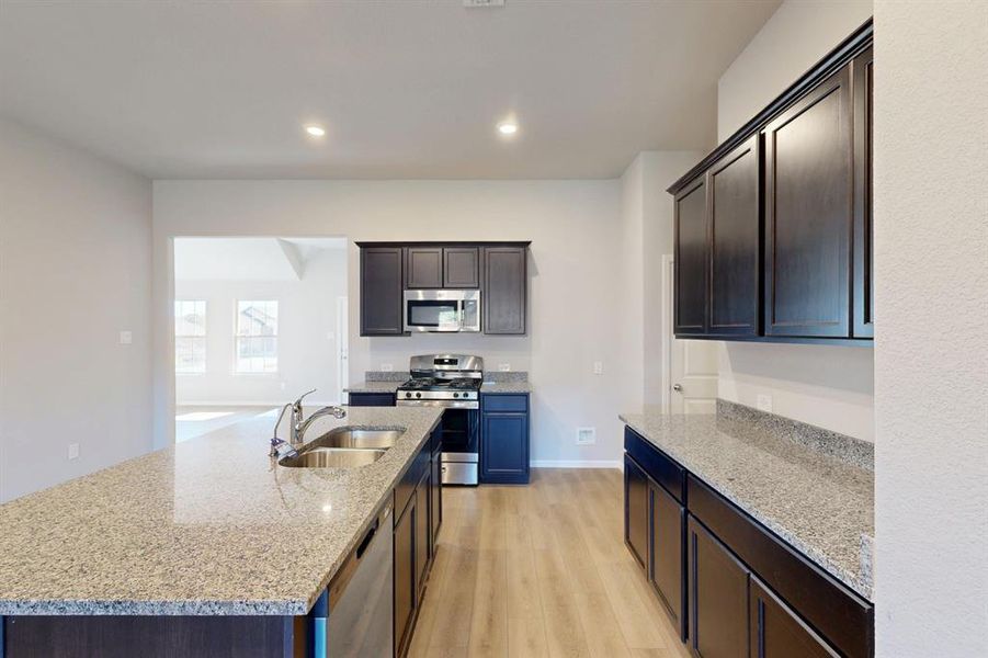 Furnished interior view inside a new home in Kings Way, Denton (Image 11).
