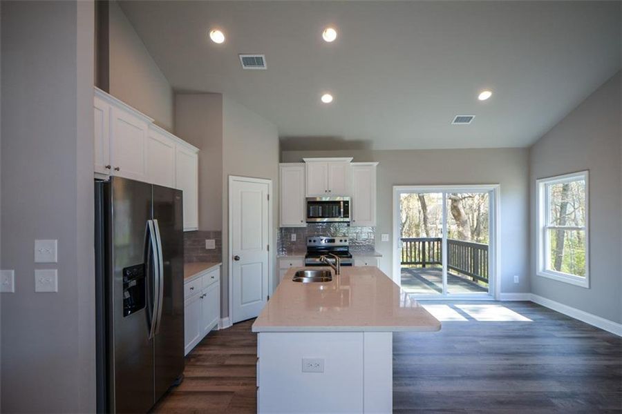 Furnished interior view inside a new home in , Winder (Image 9).