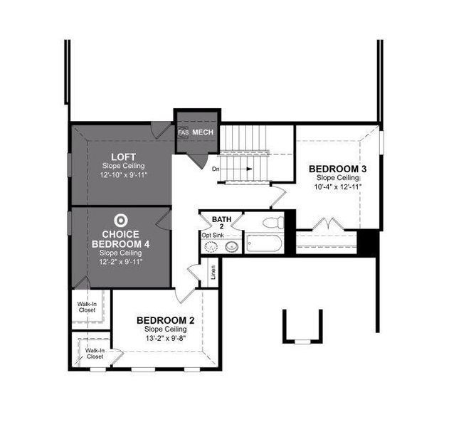 Beazer Homes The Villages of Hurricane Creek Cascade floorplan