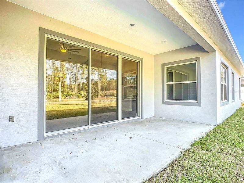 Exterior details and patio area of a home in , Palm Coast (Image 31). Exterior details and patio area of a home in , Palm Coast (Image 31).
