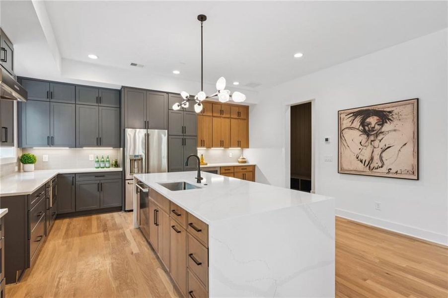 Furnished interior view inside a new home in , Atlanta (Image 34). Furnished interior view inside a new home in , Atlanta (Image 34).