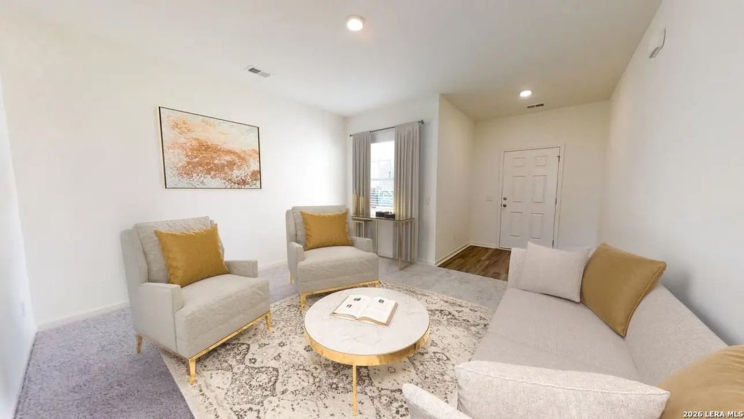Furnished interior view inside a new home in Cordova Trails, Seguin (Image 9). Furnished interior view inside a new home in Cordova Trails, Seguin (Image 9).