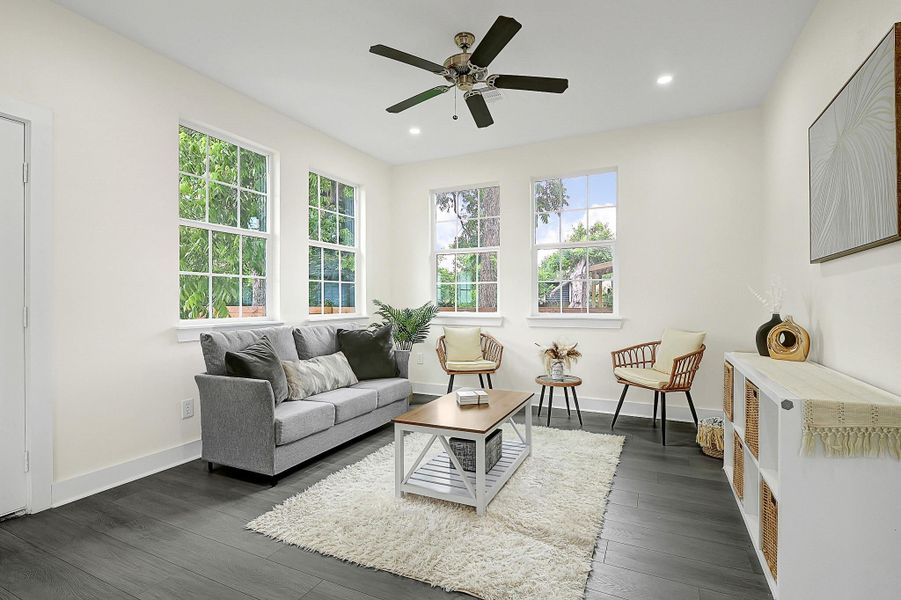 Ample cabinet space, and elegant finishes. Ample cabinet space, and elegant finishes.