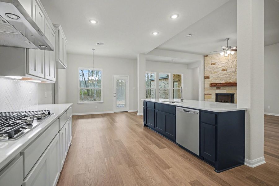 Furnished interior view inside a new home in Encino Estates, Dayton (Image 9).