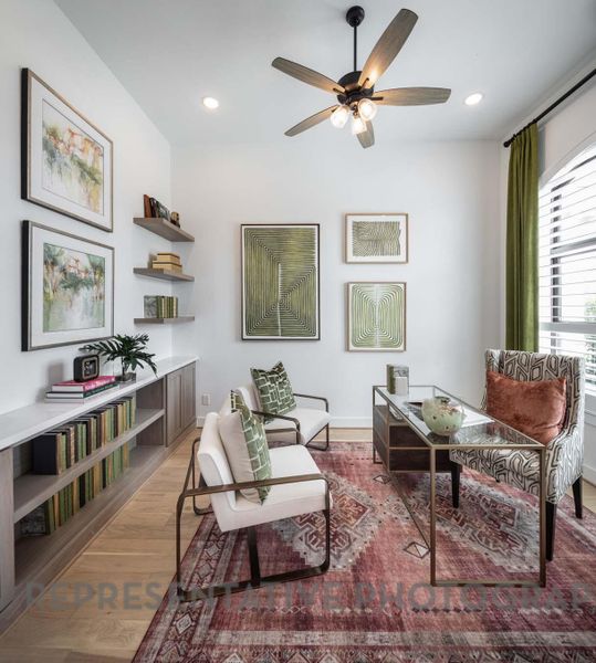 Furnished interior view inside a new home in Parten, Austin (Image 16).