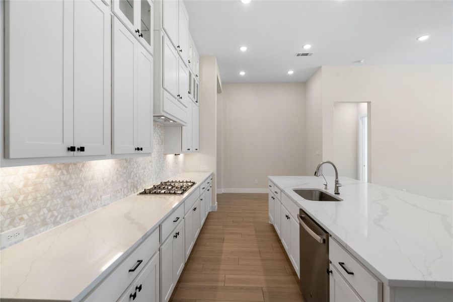 Furnished interior view inside a new home in Woodson’s Reserve, Spring (Image 14).