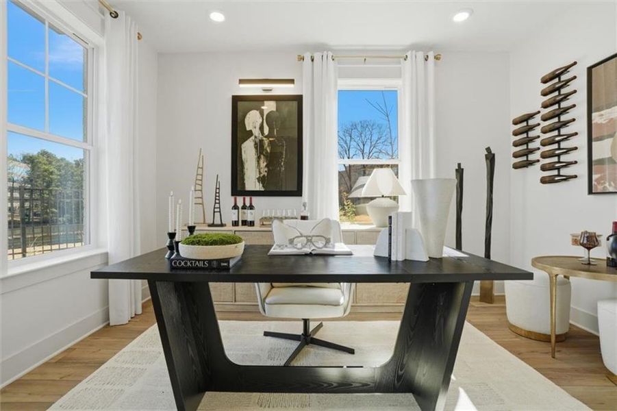 Furnished interior view inside a new home in The Eighteen, Atlanta (Image 26).