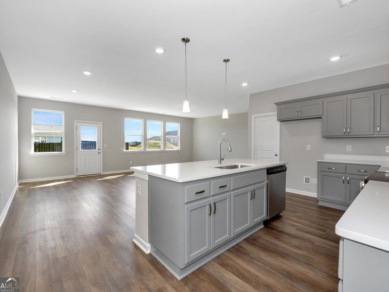 Furnished interior view inside a new home in Ivy Glen, Perry (Image 2). Furnished interior view inside a new home in Ivy Glen, Perry (Image 2).