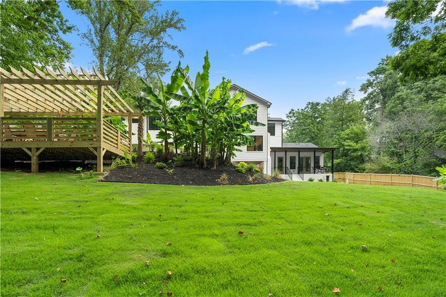 Exterior details and patio area of a home in , Atlanta (Image 49). Exterior details and patio area of a home in , Atlanta (Image 49).