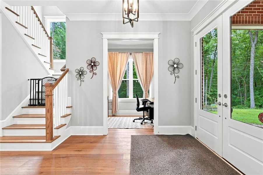 Furnished interior view inside a new home in , Dawsonville (Image 48).