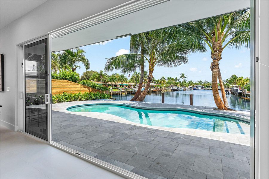 Furnished interior view inside a new home in , Pompano Beach (Image 28).