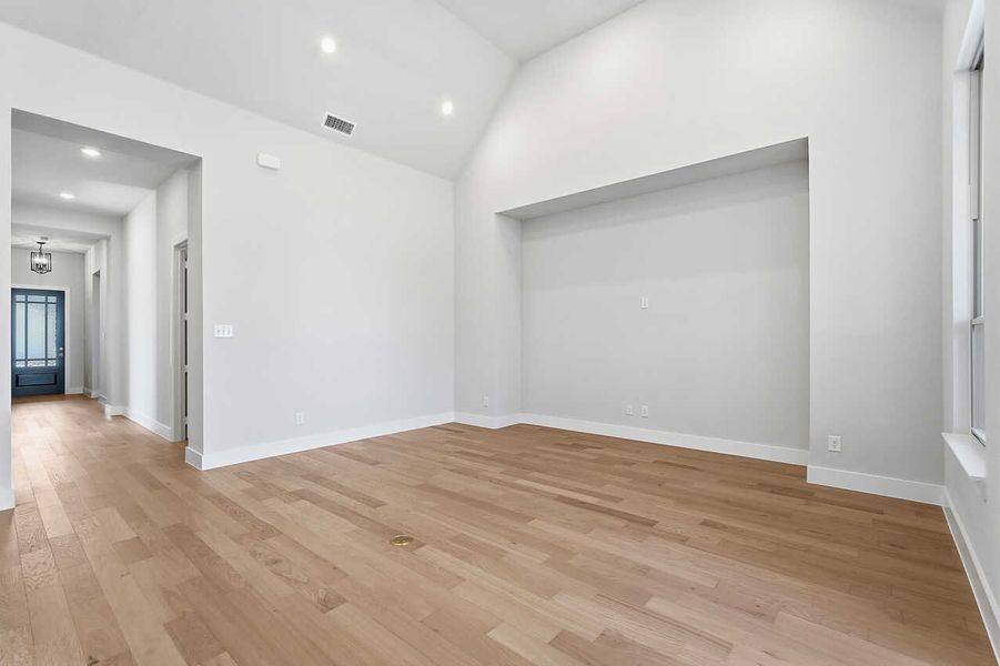 Representative Family Room - some options shown Representative Family Room - some options shown