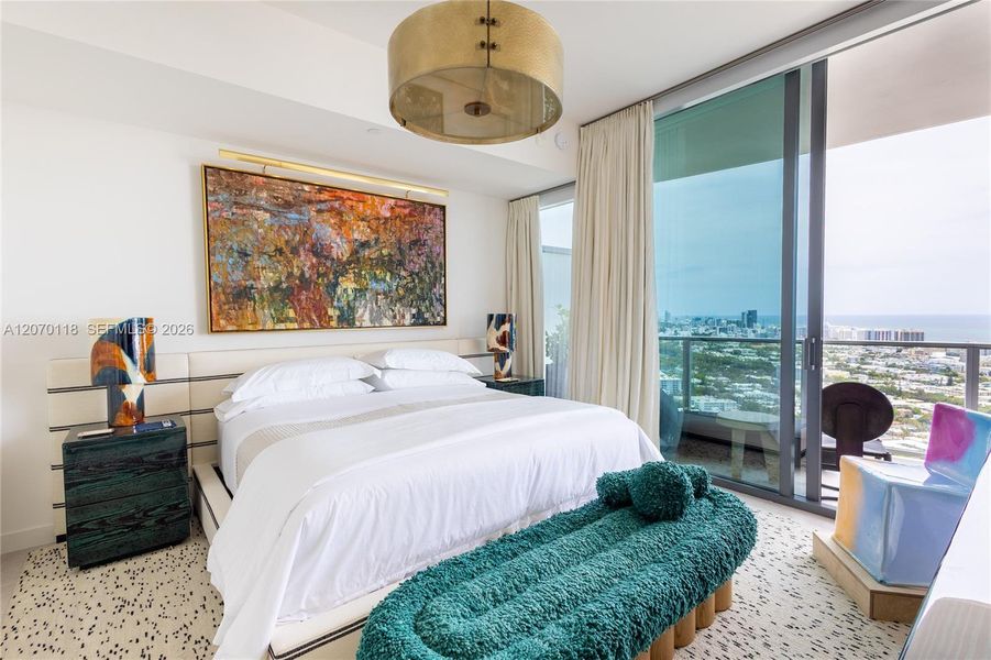 Furnished interior view inside a new home in , Miami Beach (Image 4). Furnished interior view inside a new home in , Miami Beach (Image 4).