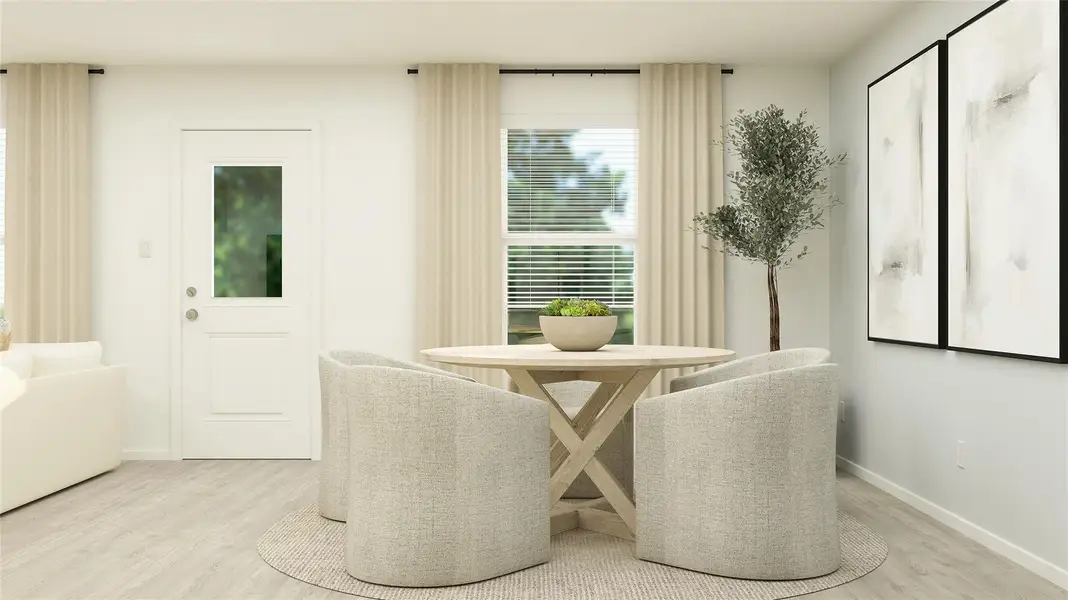 Furnished interior view inside a new home in Firefly Pointe, Hutto (Image 16).
