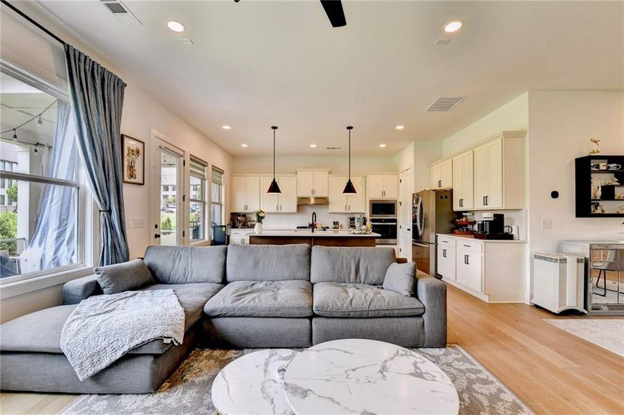 Furnished interior view inside a new home in , Cumming (Image 26).