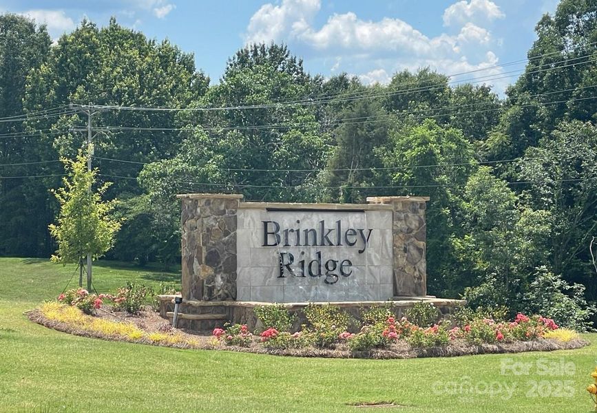 Front exterior of a new home in Brinkley Ridge, Kings Mountain, NC, highlighting curb appeal (Image 18).