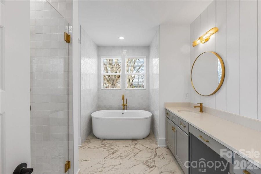 Furnished interior view inside a new home in , Charlotte (Image 16). Furnished interior view inside a new home in , Charlotte (Image 16).