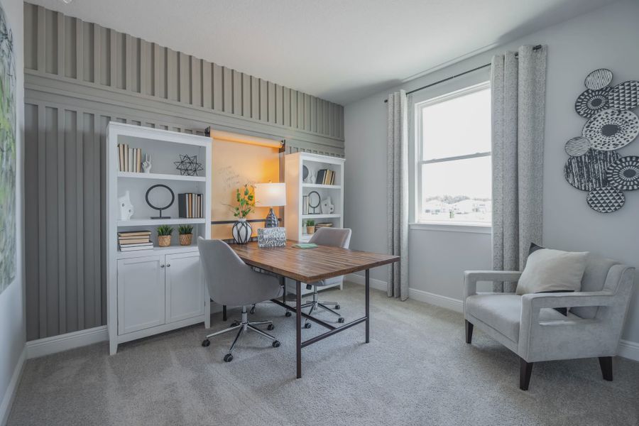 Representative furnished interior of a home built from the Viola by Jones Homes USA in Havenfield at Crossprairie, St. Cloud (Image 10). Representative furnished interior of a home built from the Viola by Jones Homes USA in Havenfield at Crossprairie, St. Cloud (Image 10).