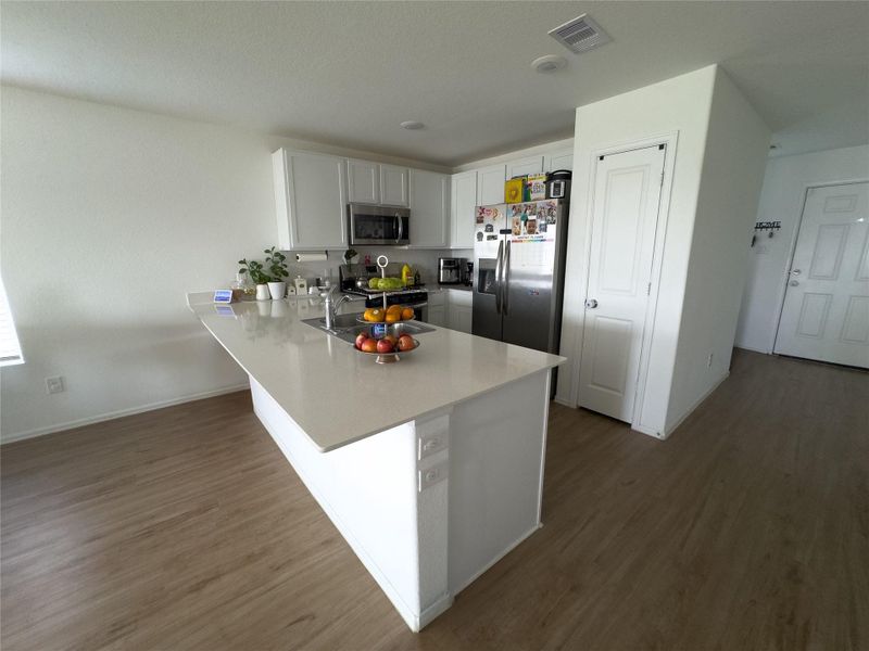 Furnished interior view inside a new home in Sterling Point at Baytown Crossings: Watermill Collection, Baytown (Image 8).