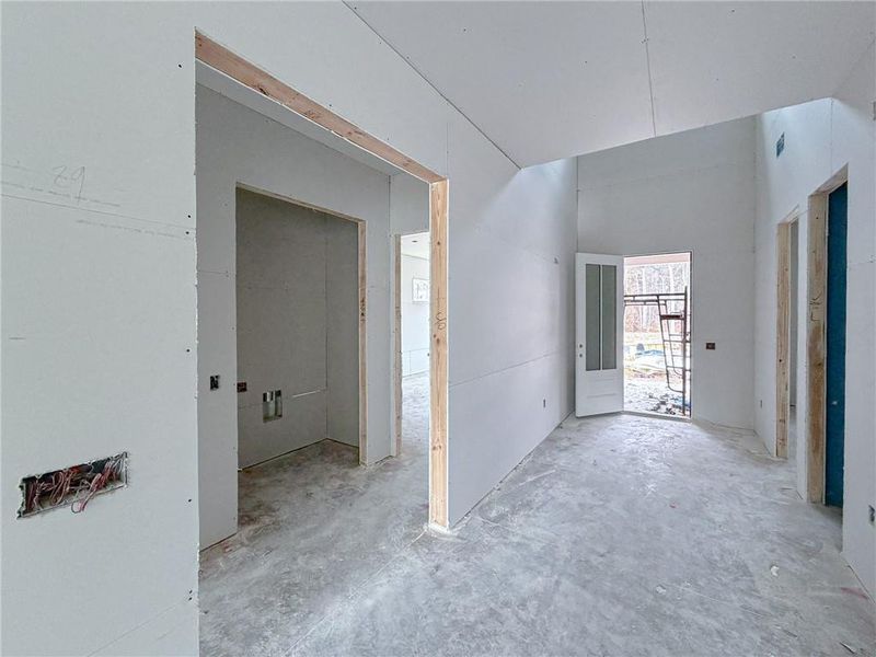 In-progress construction of a new home in Ashbury Commons, Powder Springs, GA (Image 38). In-progress construction of a new home in Ashbury Commons, Powder Springs, GA (Image 38).